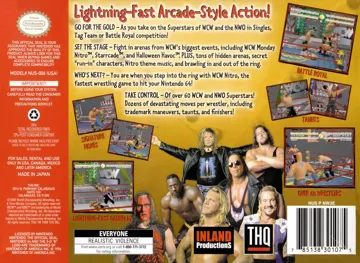 WCW Nitro (USA) box cover back